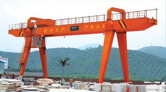 A frame gantry crane