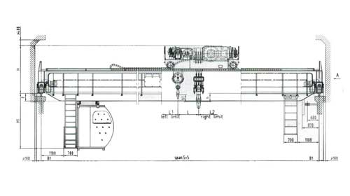 75t to 100t double girder crane