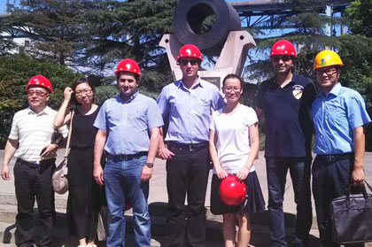 Italian customers buy 50t double girder crane 
