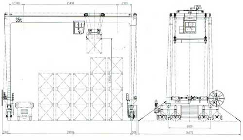 rtg crane design